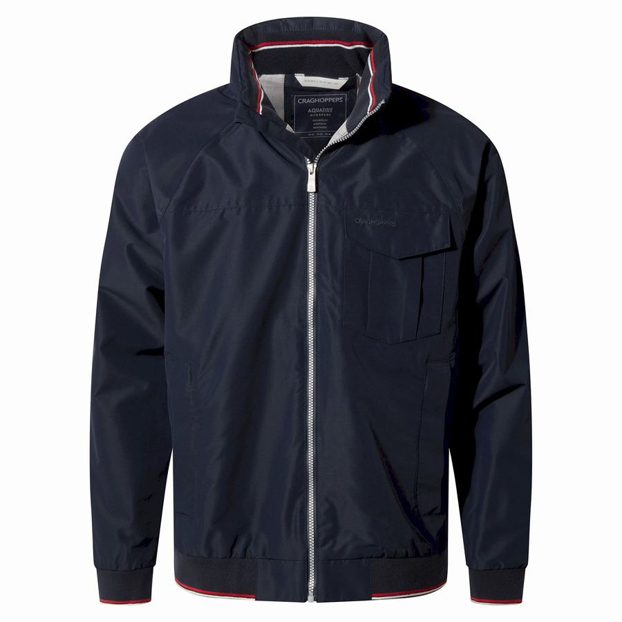 Craghoppers Aiken Men's Jackets Blue Navy | ZJO6889ZX