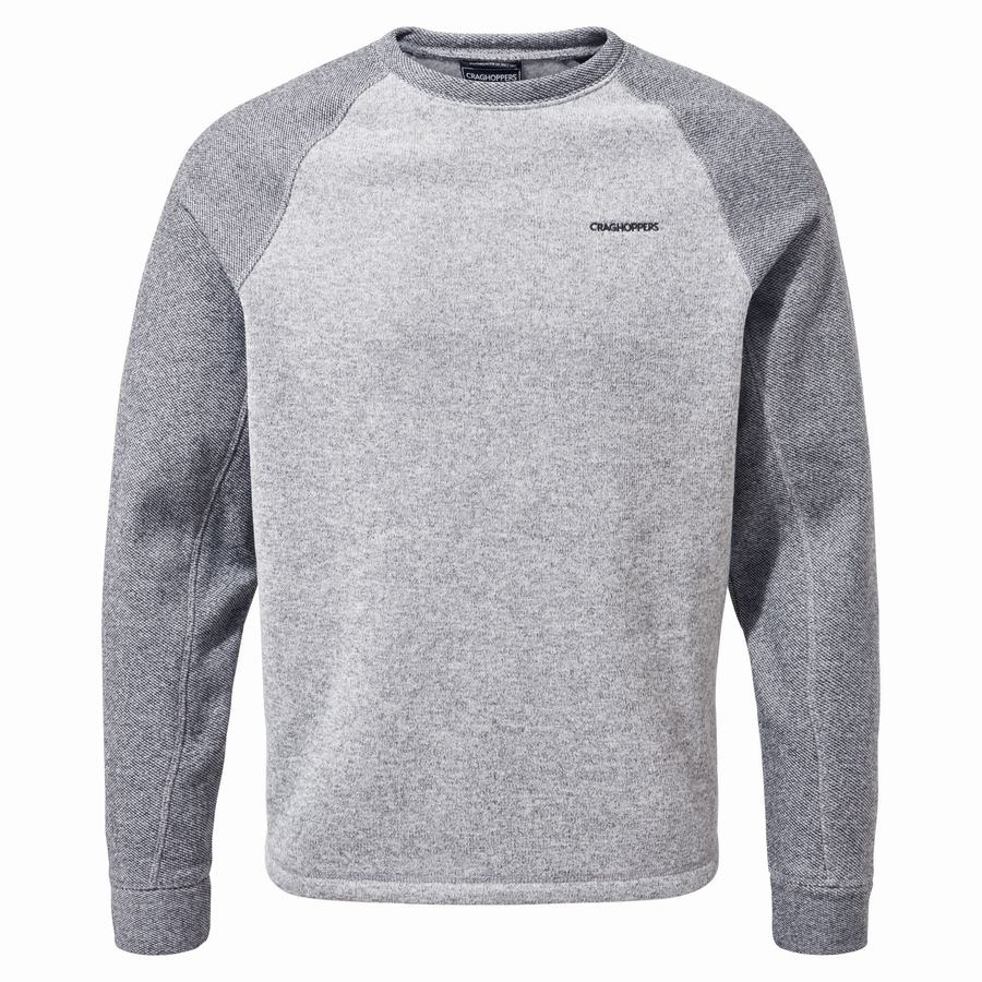 Craghoppers Barker Jumper Men's Sweatshirts Grey | QRO9212YE