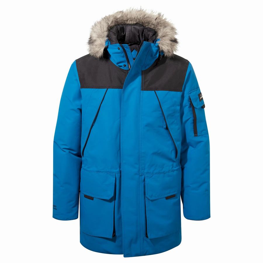 Craghoppers Bishorn II Insulated Men's Jackets Blue Black | AMR17IH