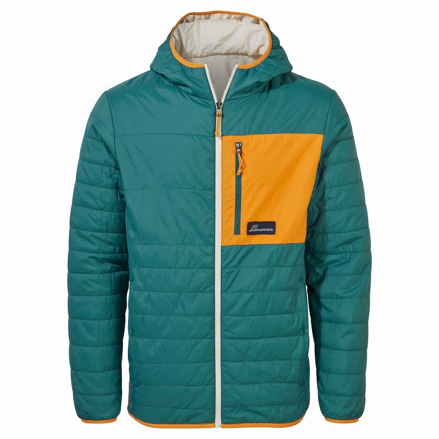 Craghoppers Cameo CompressLite Hooded Women's Jackets Green | MPL929UV