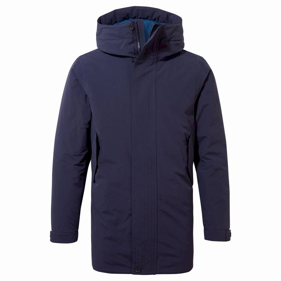 Craghoppers Dunrobin Insulated Men's Jackets Blue Navy | FTL3263CF