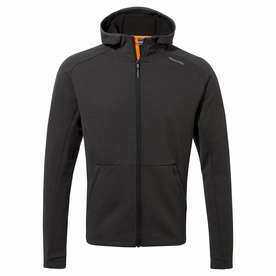 Craghoppers Dynamic Pro Hooded Men's Jackets Black | XDA4125GX