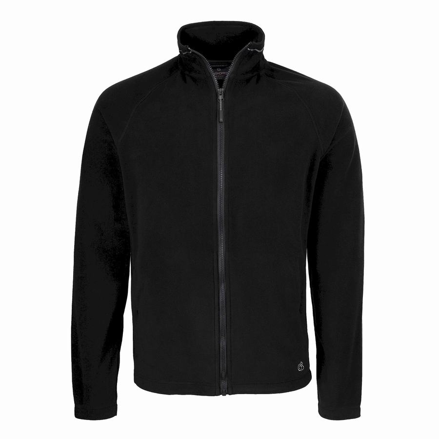 Craghoppers Expert Corey 200 Men's Sweaters Black | ZAF8363IQ