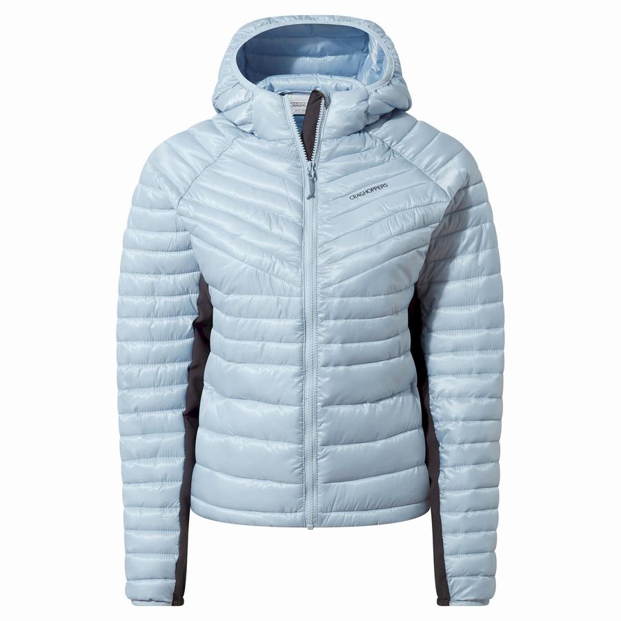 Craghoppers ExpoLite Insulated Hooded Women's Jackets White | YIC2818ZJ