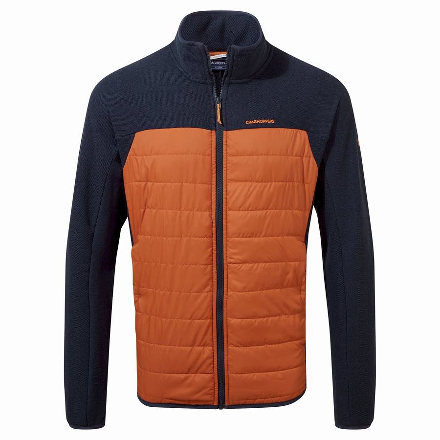 Craghoppers Finglas Hybrid Men's Jackets Blue Navy | SSP9296CW