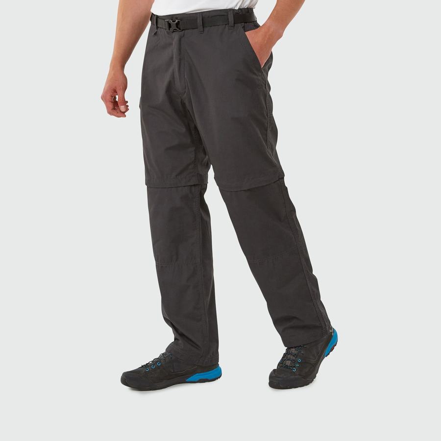 Craghoppers Kiwi Men's Trousers Black | SAW2929LB