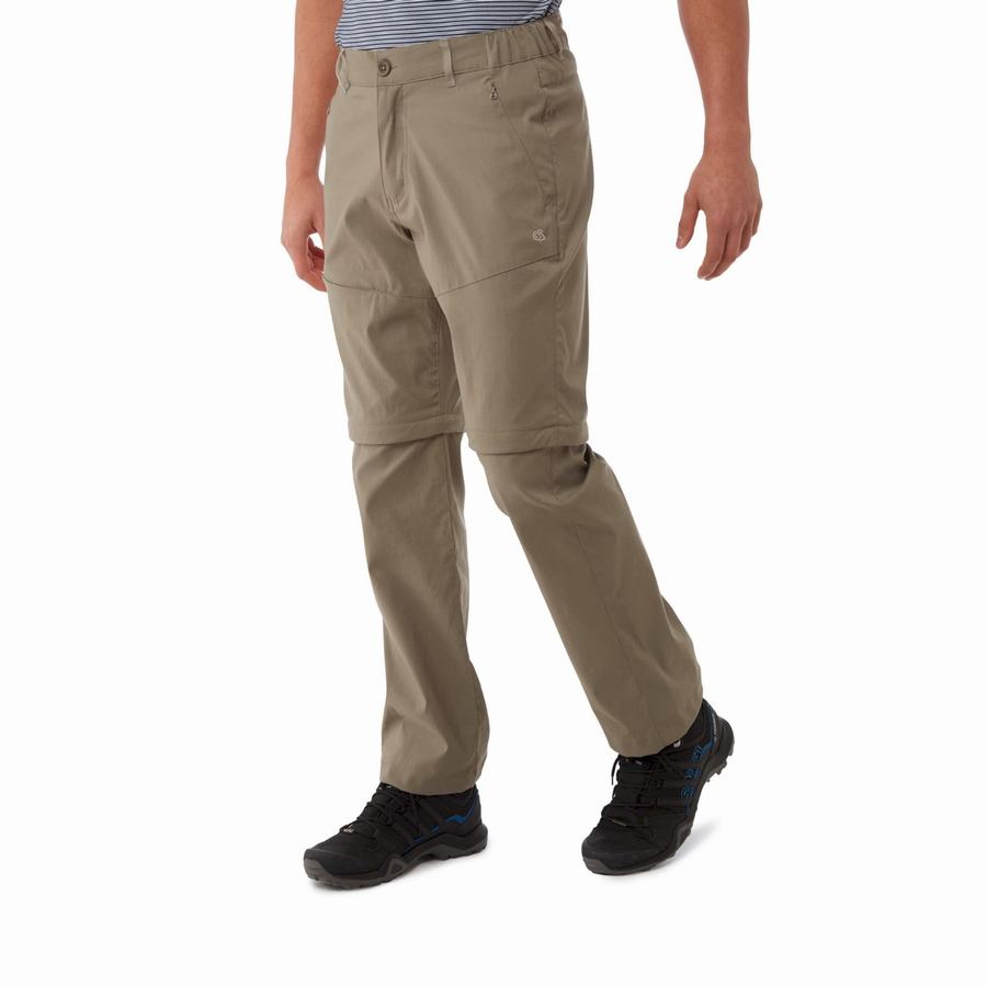 Craghoppers Kiwi Pro II Men's Trousers Khaki | AUX641BI