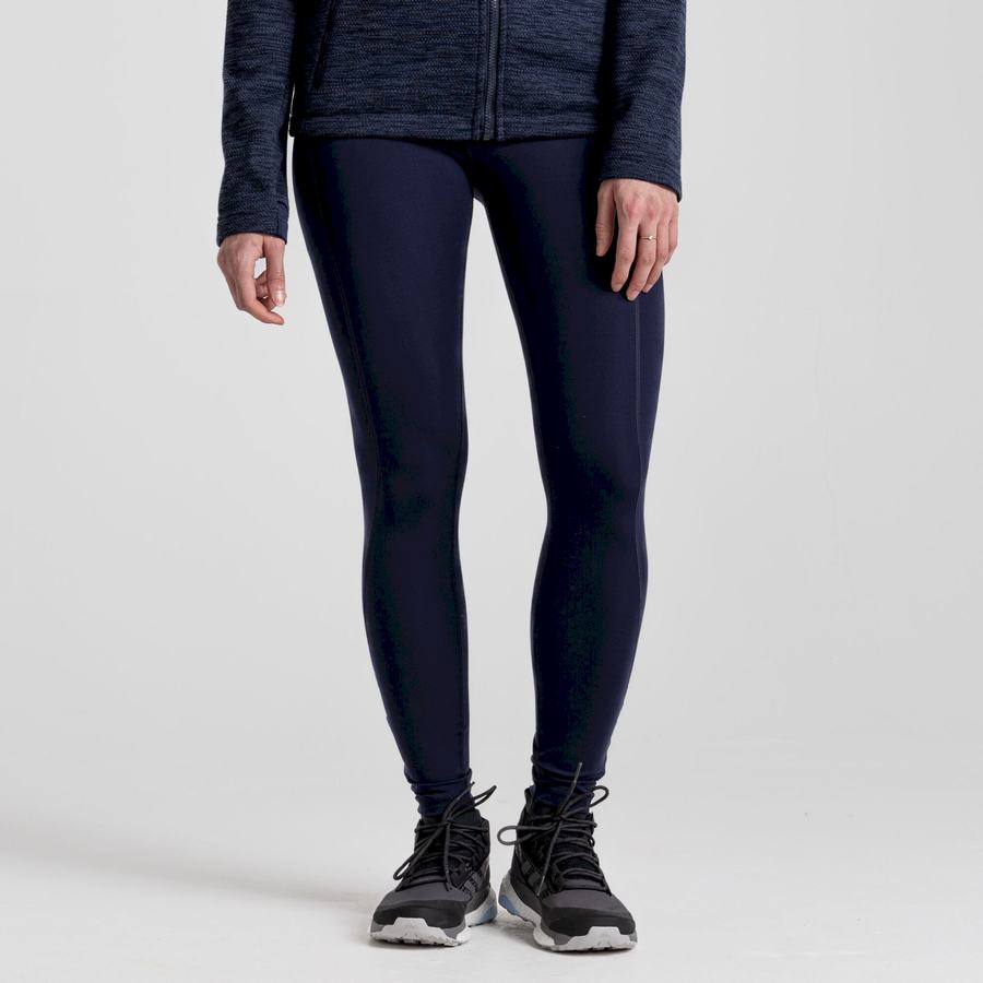 Craghoppers Kiwi Pro Women's Leggings Blue Navy | DQA6163CY