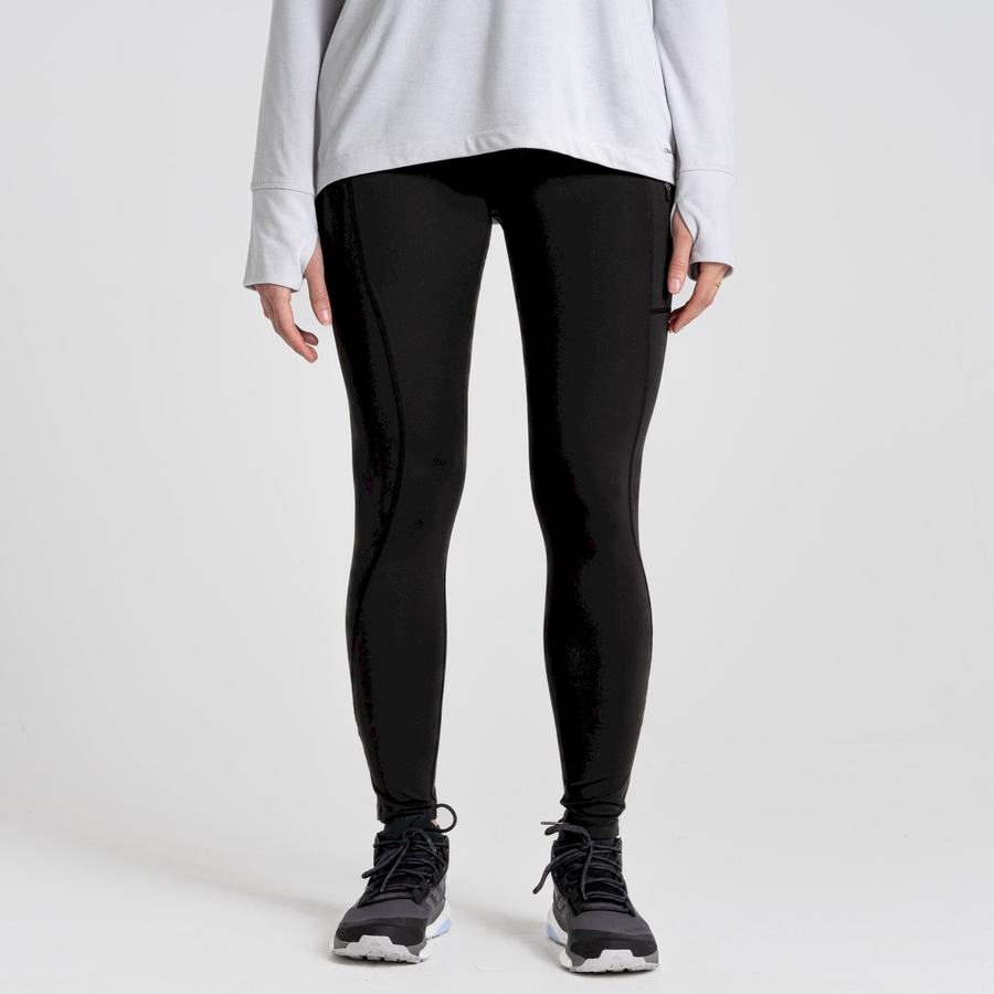 Craghoppers Kiwi Pro Women's Leggings Black | WQT4950HB