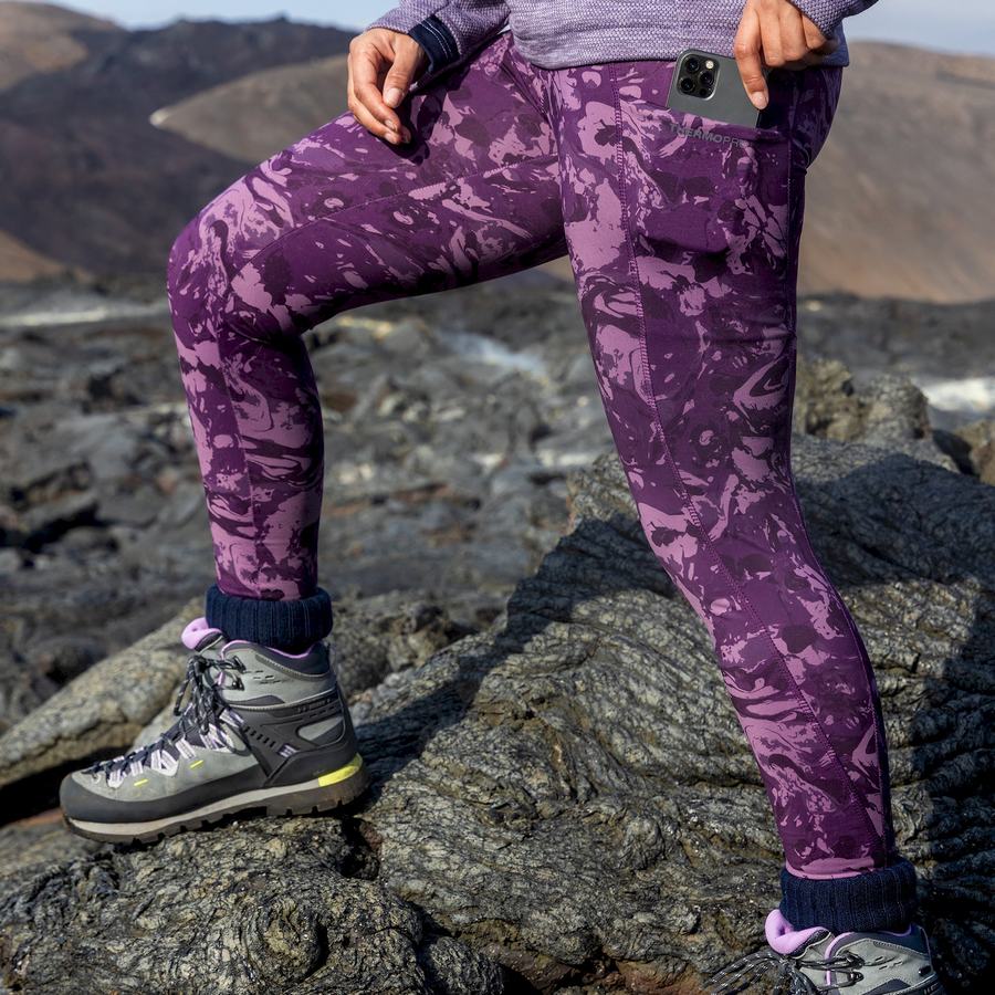 Craghoppers Kiwi Thermal Women's Leggings Purple | TIK3114JQ