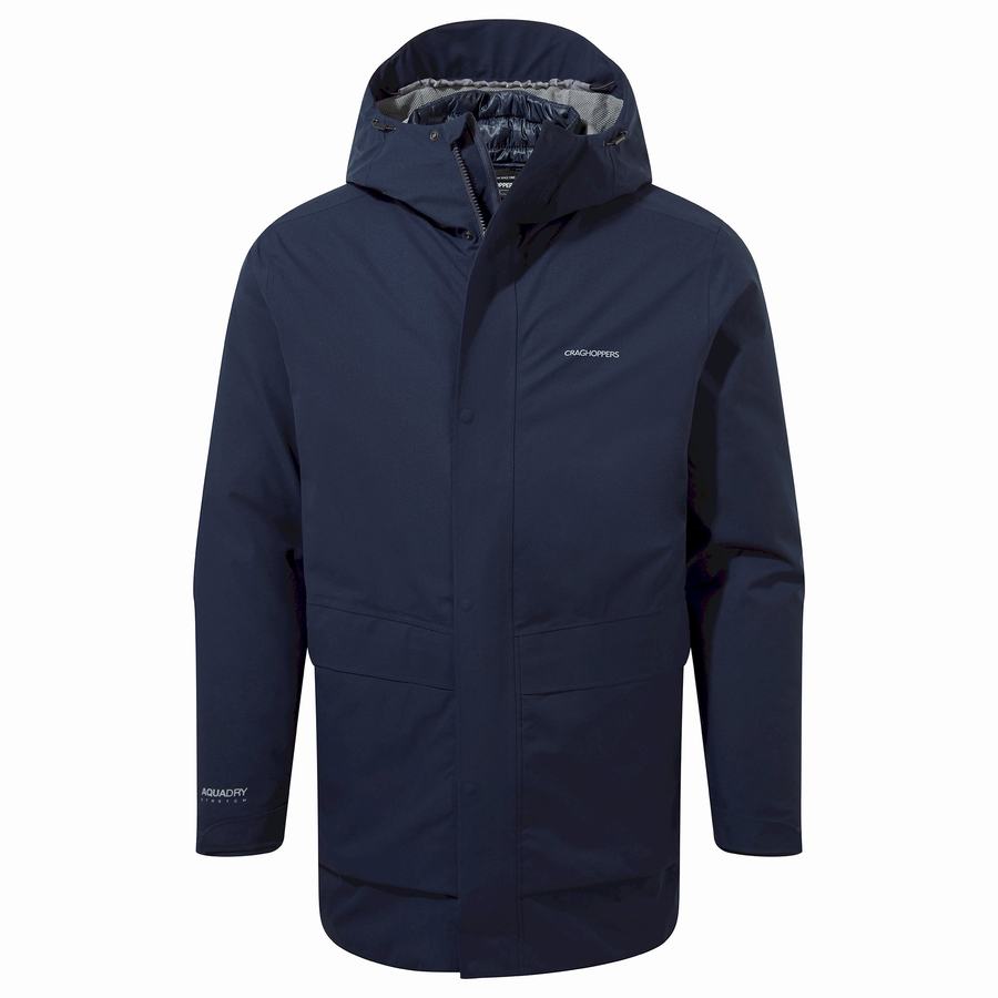 Craghoppers Lorton Pro 3 in 1 Men's Jackets Blue Navy | AMT6816CB