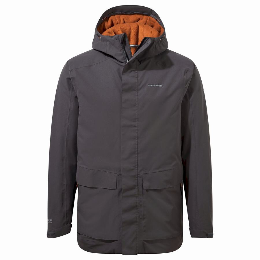 Craghoppers Lorton Thermic Men's Jackets Grey | RGJ290HL