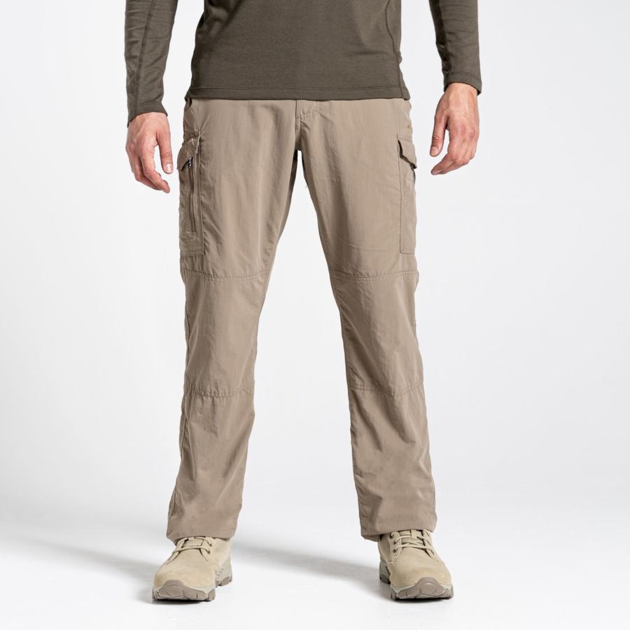 Craghoppers NosiLife Cargo II Men's Trousers Khaki | BYX4094RB