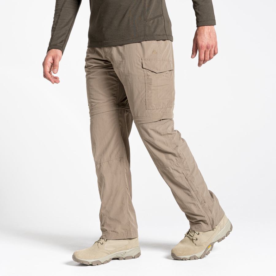 Craghoppers NosiLife II Men's Trousers Khaki | DXM2491FL