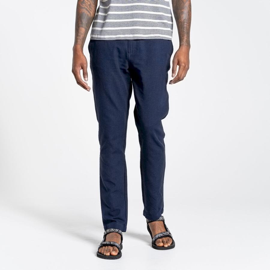 Craghoppers Nosibotanical Buck Men's Trousers Blue Navy | LUL7439YO