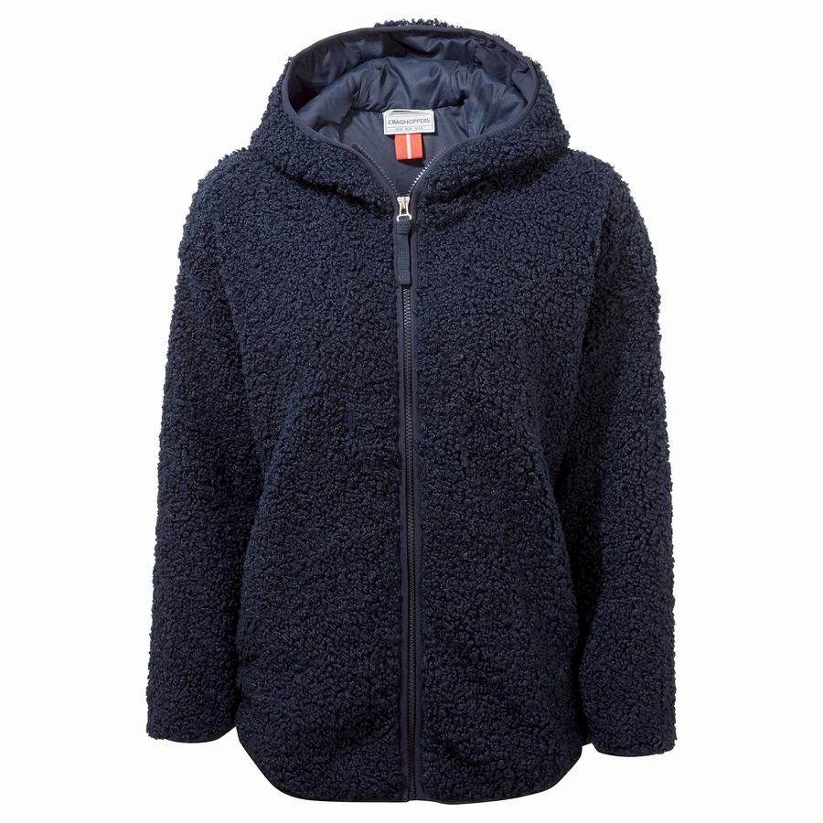 Craghoppers Orlena Hooded Women's Jackets Blue Navy | LDZ5132HK