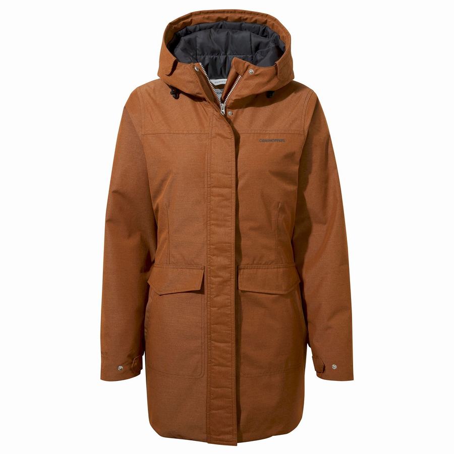 Craghoppers Shayla Insulated Women's Jackets Brown | PXS1258MA