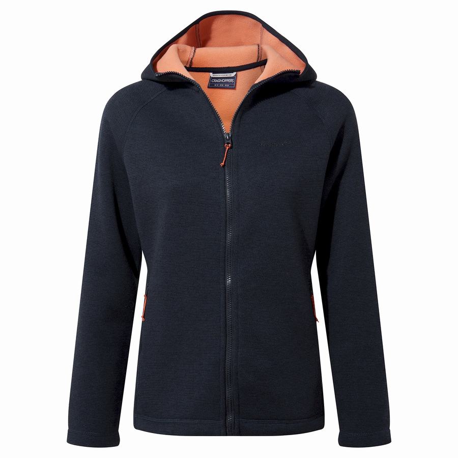 Craghoppers Silvia Hooded Women's Jackets Blue Navy | UGI5968HL