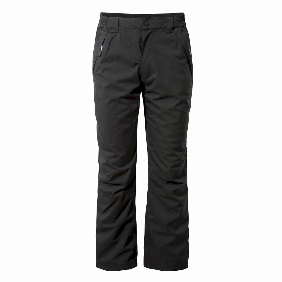 Craghoppers Steall II Thermo Waterproof Men's Trousers Black | DOJ3747KG