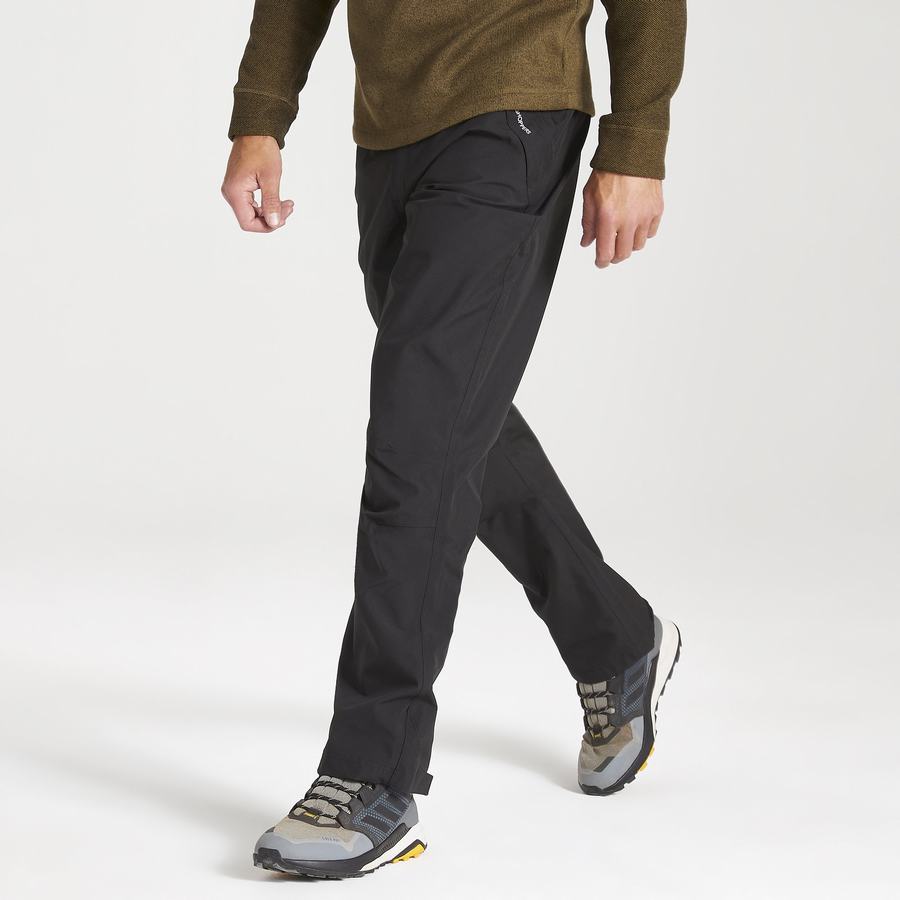 Craghoppers Stefan II Waterproof Men's Trousers Black | AHF3074CK