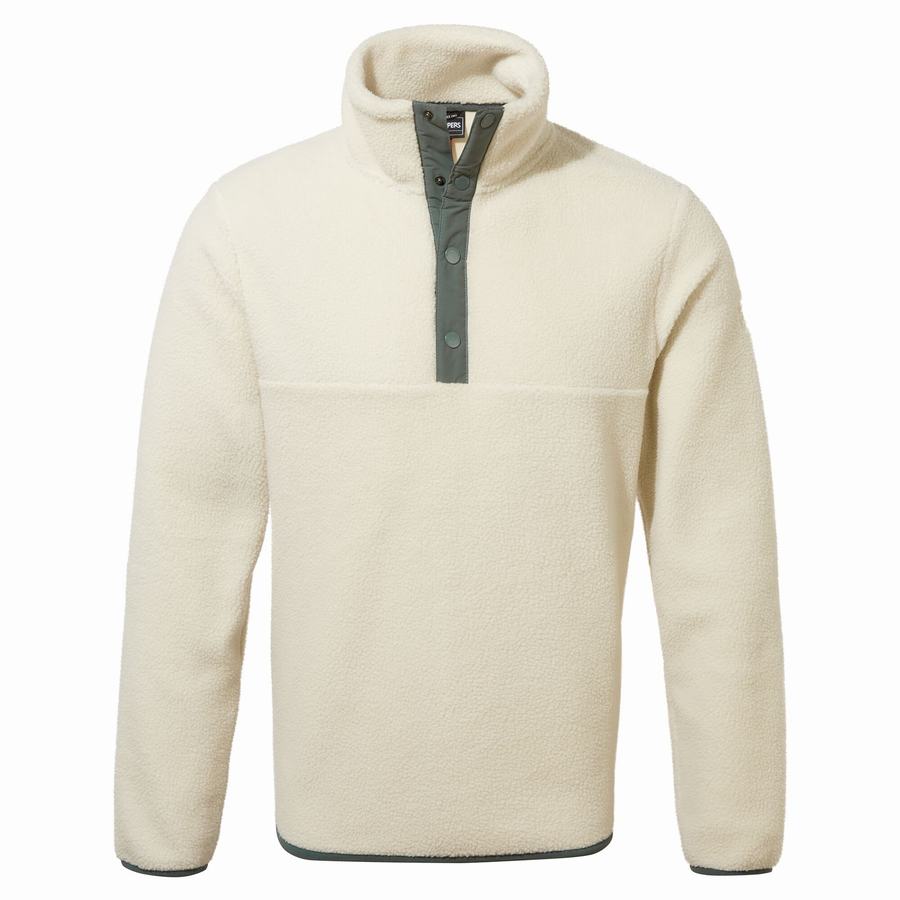 Craghoppers Sulivan Overhead Men's Sweaters White | ETM4392PP