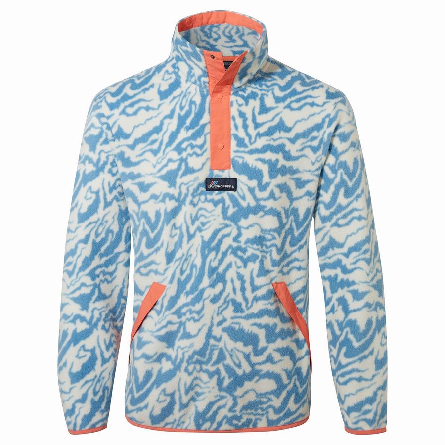 Craghoppers Teton Overhead Men's Sweatshirts Light Turquoise | RCE547XQ