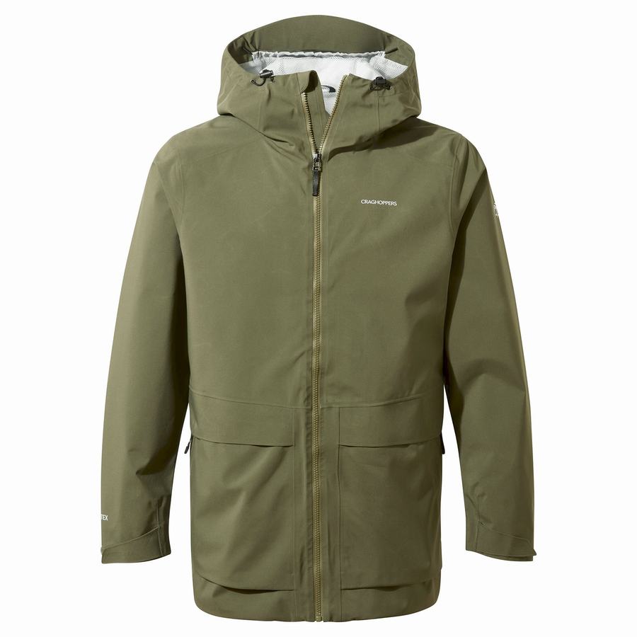 Craghoppers Toledo GORE-TEX Men's Jackets Green | TWH9610JG