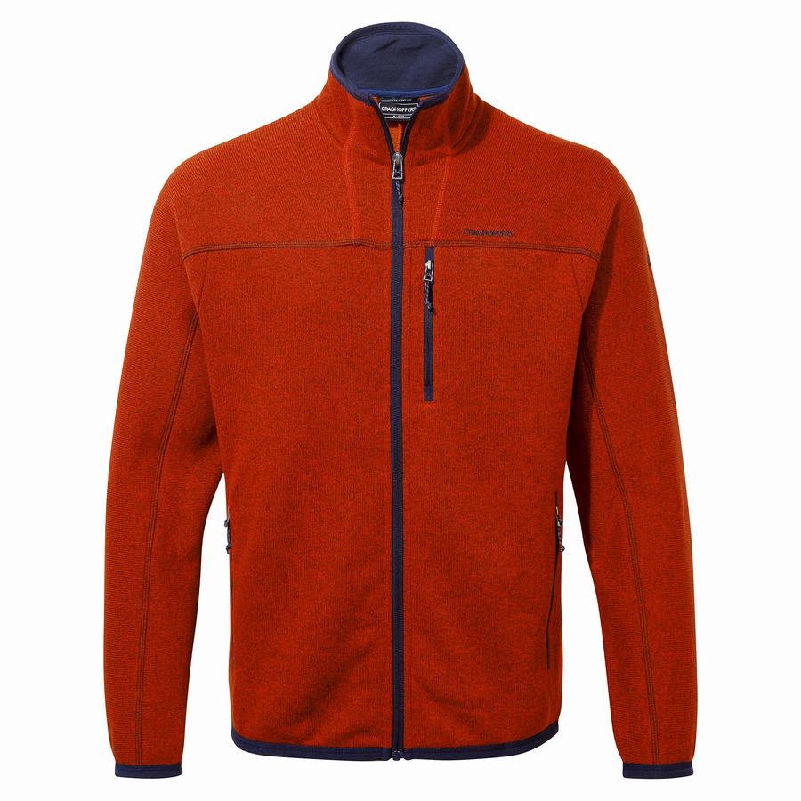 Craghoppers Torney Men's Sweaters Red | WKX4936WM