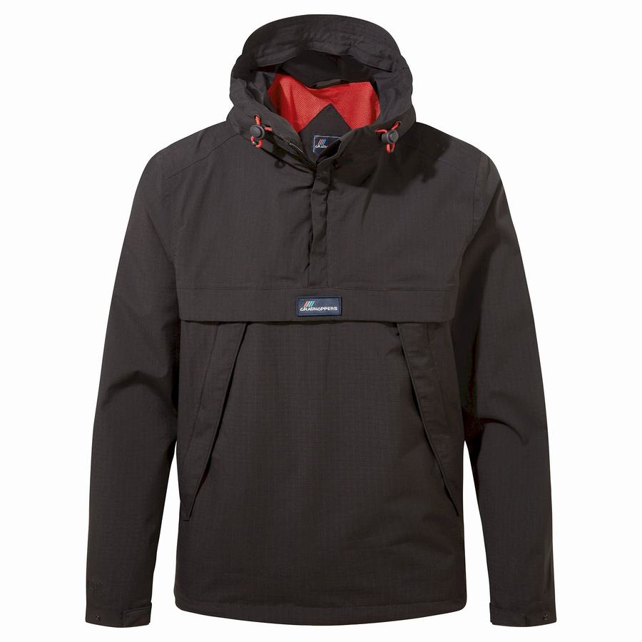 Craghoppers Waterproof Anderson Cagoule Men's Jackets Black | IFI7716QU