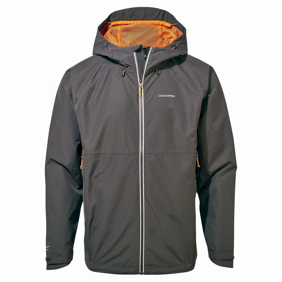 Craghoppers Waterproof Atlas Men's Jackets Black | WNY4629BU