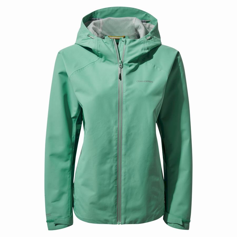 Craghoppers Waterproof Atlas Women's Jackets Turquoise | WZH6297HP