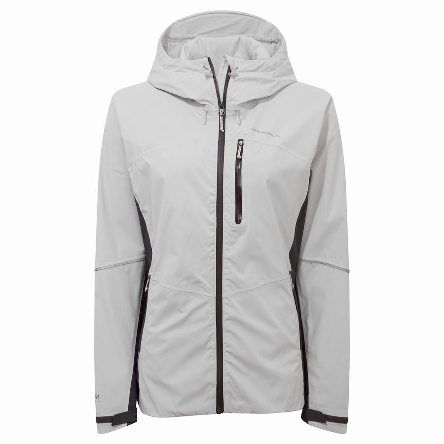 Craghoppers Waterproof Dynamic Women's Jackets Grey | PSV3159NE