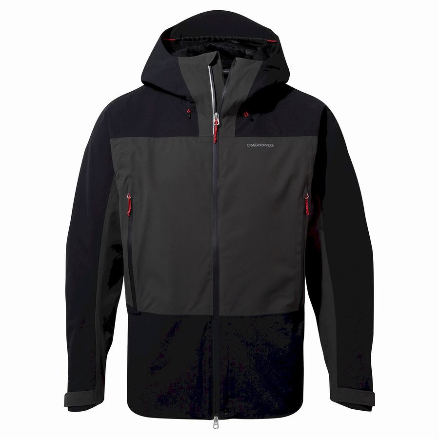 Craghoppers Waterproof Gryffin Men's Jackets Black | GPX5080ZM