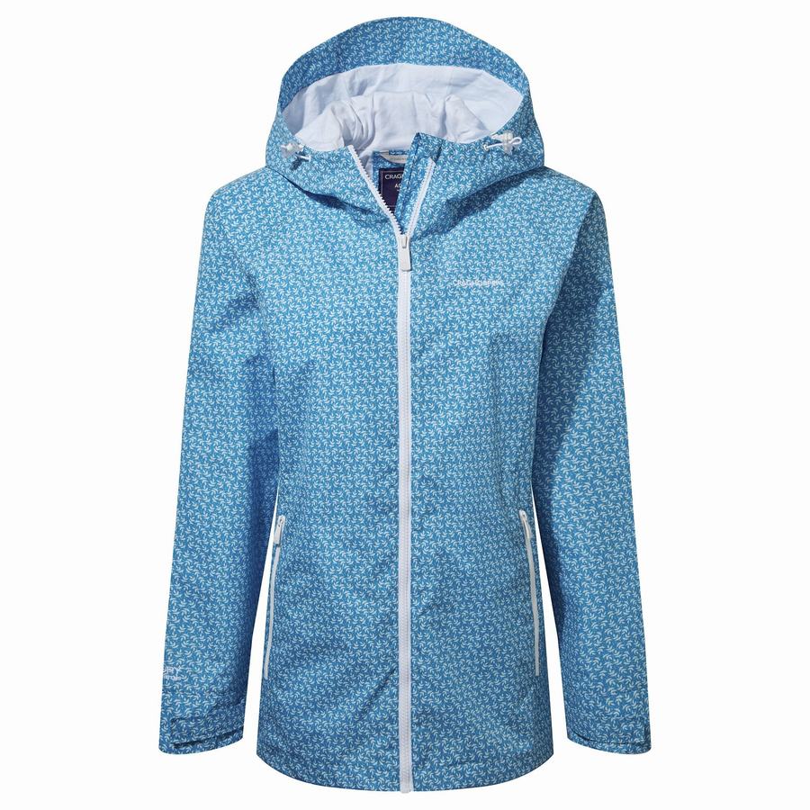 Craghoppers Waterproof Laurel Women's Jackets Navy Blue | BHH6243EA