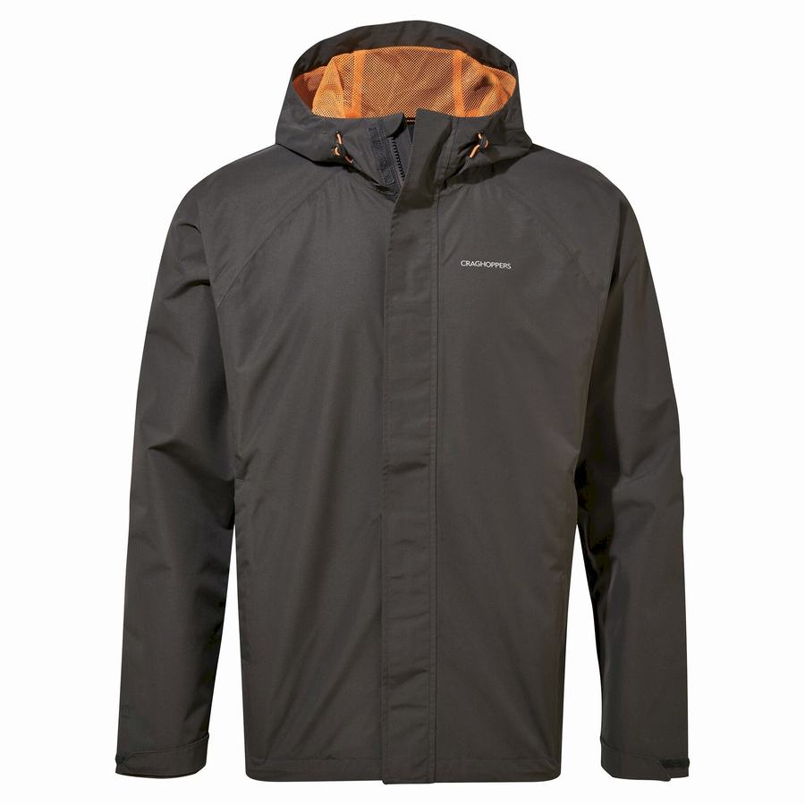 Craghoppers Waterproof Orion Men's Jackets Black | BKD2190PK