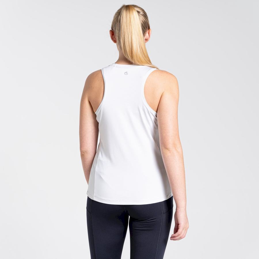 Craghoppers Aliso Vest Top Women's T-Shirts White | LUB148KY