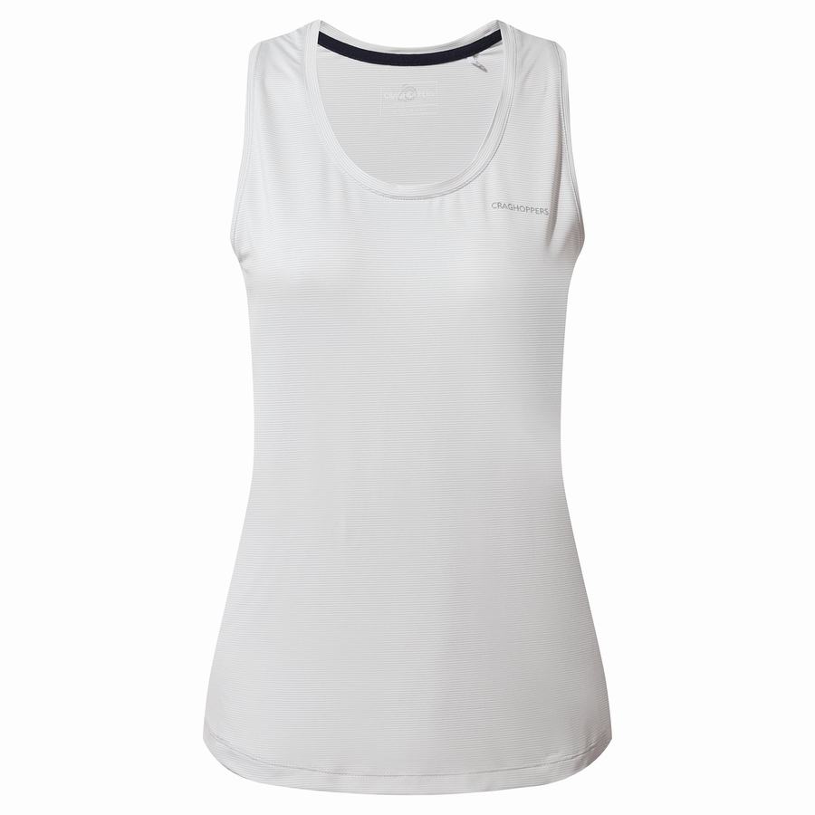 Craghoppers Aliso Vest Top Women's T-Shirts White | LUB148KY