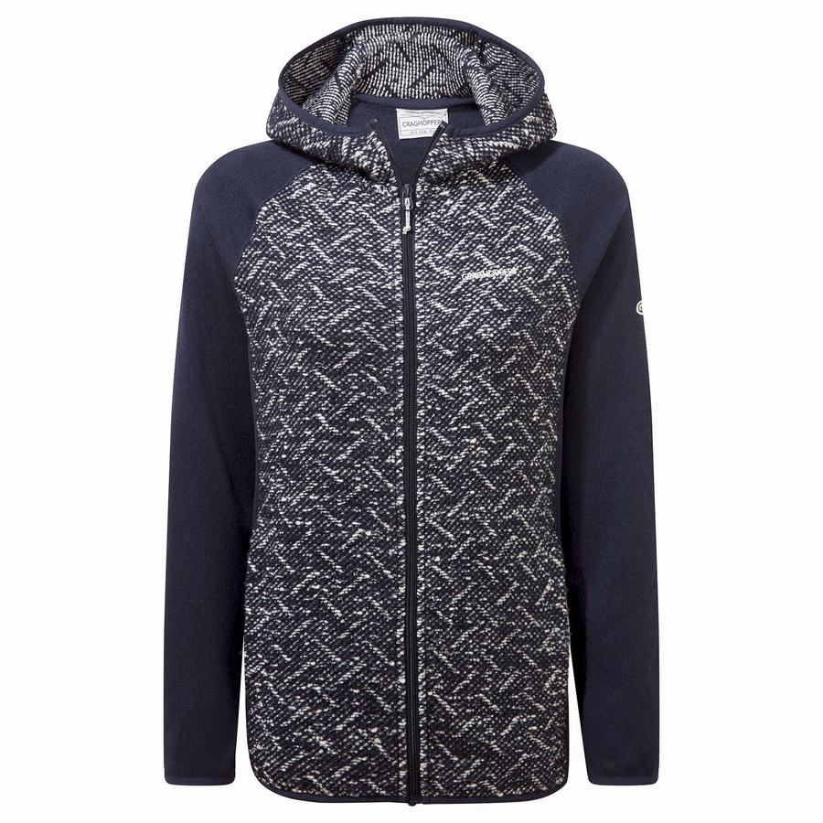 Craghoppers Alliva Hooded Women's Jackets Blue Navy | SMO6278AD