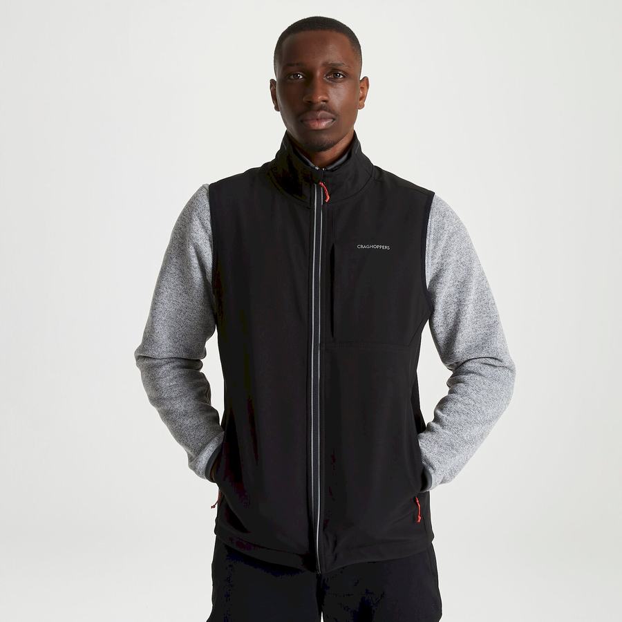 Craghoppers Altis Vest Men's Gilets Black | FKS7375JV