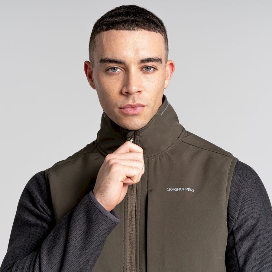 Craghoppers Altis Vest Men's Gilets Green | OHA1244VO