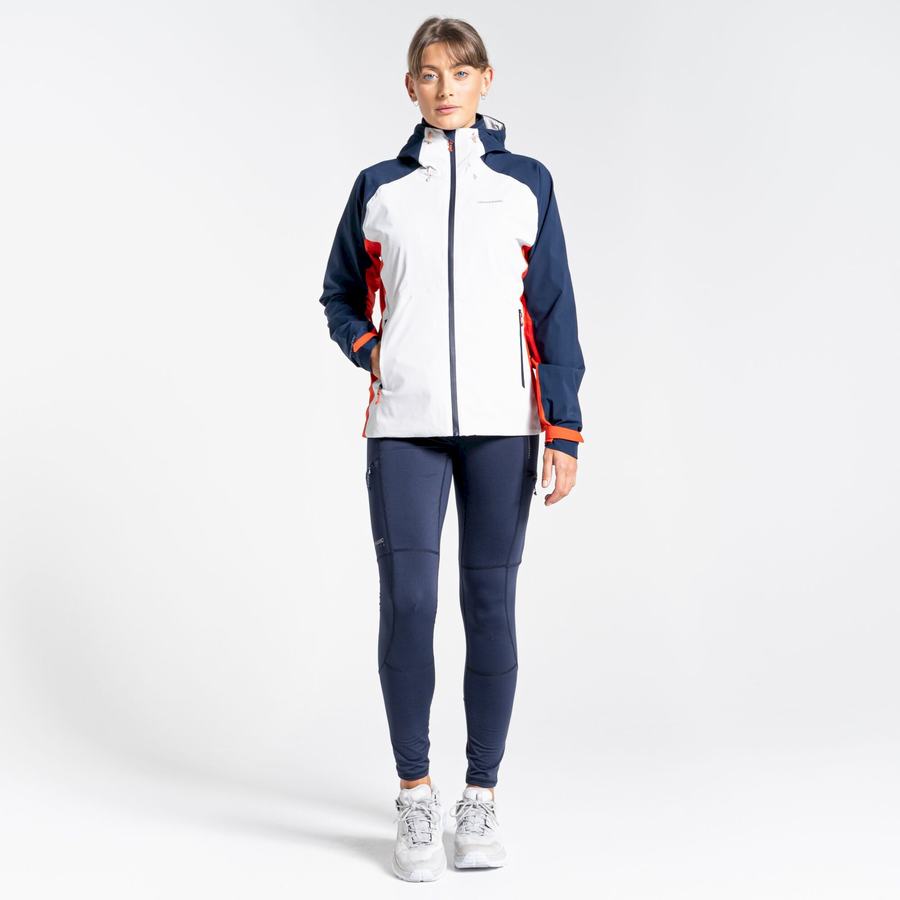 Craghoppers Anza Women's Jackets Blue Navy Grey Orange | JOO528OL