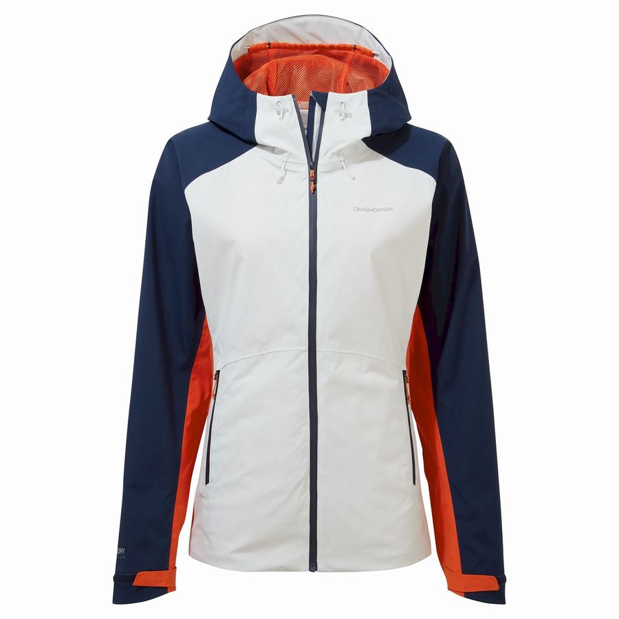 Craghoppers Anza Women\'s Jackets Blue Navy Grey Orange | JOO528OL