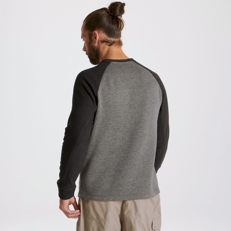 Craghoppers Barker Jumper Men's Sweatshirts Grey | CYB8173UH