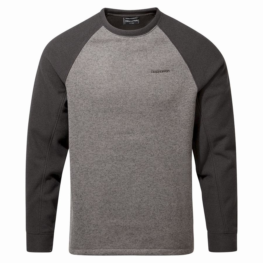 Craghoppers Barker Jumper Men's Sweatshirts Grey | CYB8173UH