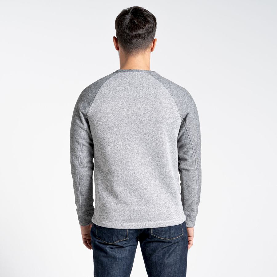 Craghoppers Barker Jumper Men's Sweatshirts Grey | QRO9212YE