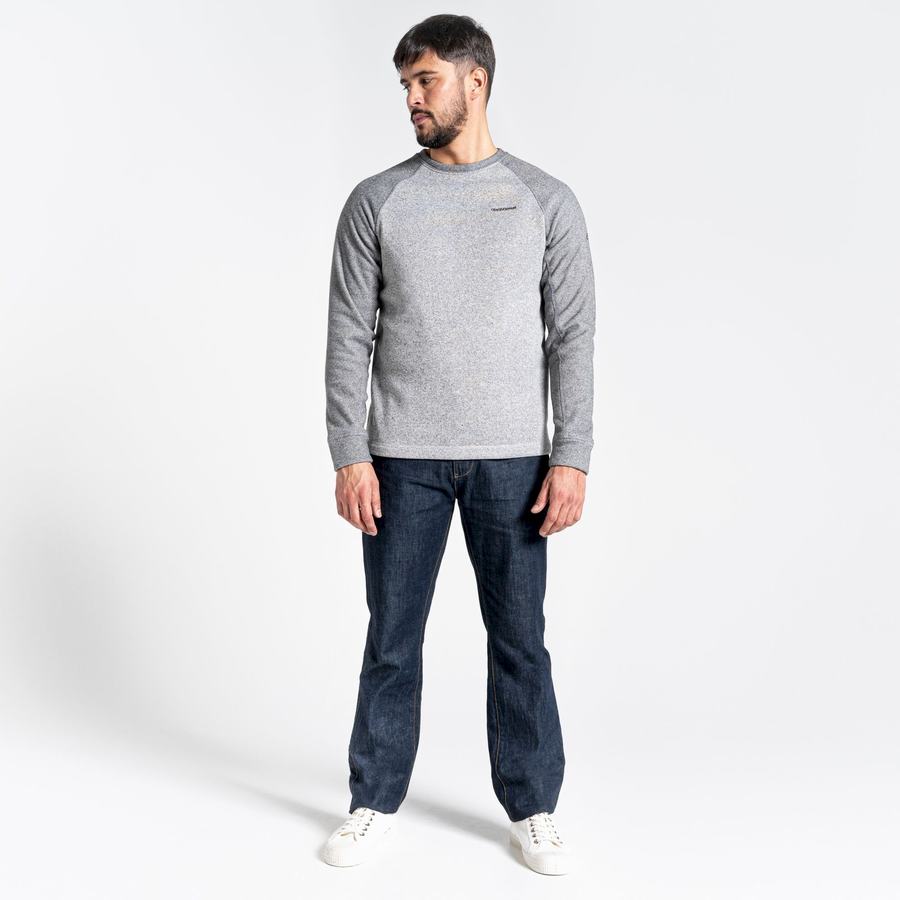 Craghoppers Barker Jumper Men's Sweatshirts Grey | QRO9212YE