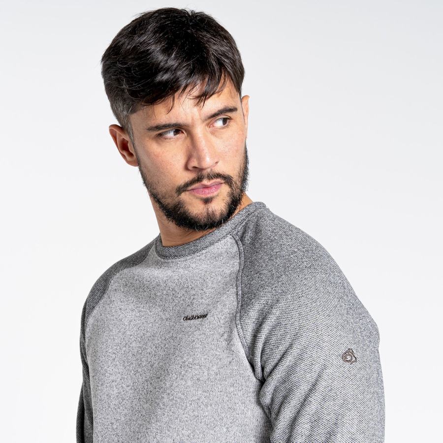 Craghoppers Barker Jumper Men's Sweatshirts Grey | QRO9212YE