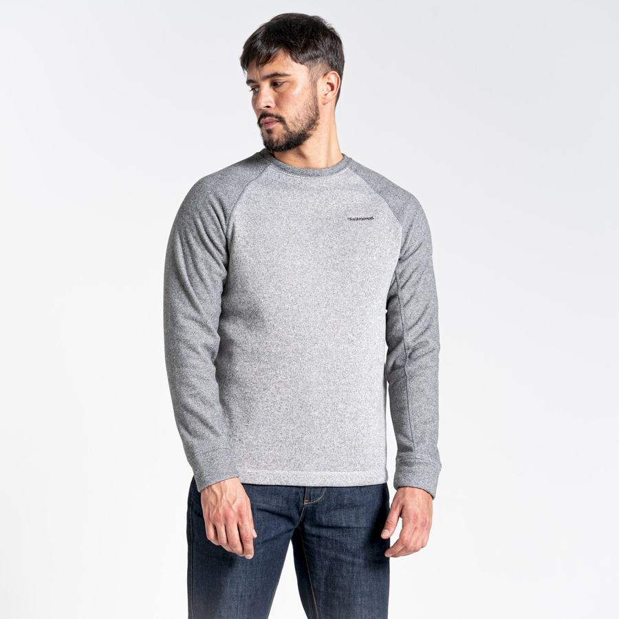 Craghoppers Barker Jumper Men's Sweatshirts Grey | QRO9212YE