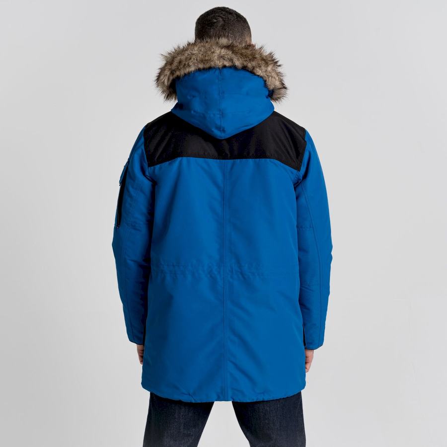 Craghoppers Bishorn II Insulated Men's Jackets Blue Black | AMR17IH