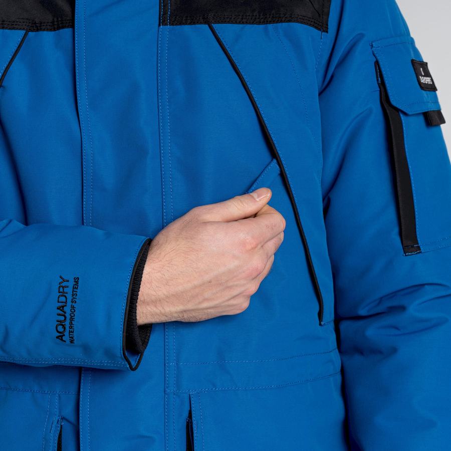 Craghoppers Bishorn II Insulated Men's Jackets Blue Black | AMR17IH